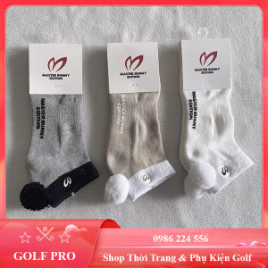 Tất chơi golf nữ cổ ngắn MBE thể thao mềm mại thoải mái kháng khuẩn chống mùi cao cấp TG014