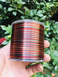 CƯỚC CÂU CÁ Nylon 500 MÉT MÀU ĐỎ MẬN TÀNG HÌNH THEO ÁNH SÁNG sức tải cá cao