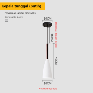 stok lokal 3 Lampu Gantung Warna Macaron LED Lampu Gantung Minimalis Modern Gaya Eropa Multi-Warna Untuk Dekorasi Ruang Makan Lampu Hias Gantung Minimalis Aksesoris Pencahayaan Nordic Style Chandelier