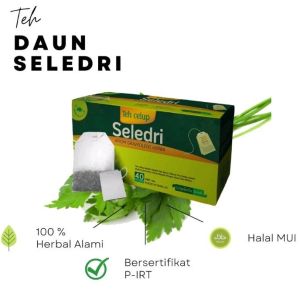 Teh daun seledri herbal turunkan tekanan darah tinggi