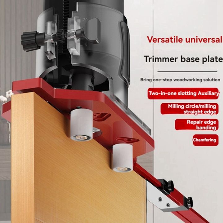 Slot Milling Edge Tool New 4 In 1 Router Milling Groove Bracket ...