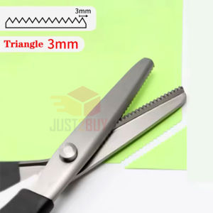 【STOK MSIA】Pinking Shear Zig Zag Sewing Scissors Fabric Tailor Textile Scissor