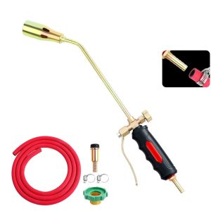 1Set Liquefied Gas Welding Torch Double Switch Welding Torch Gas Welding Torch With 1.2M Hose