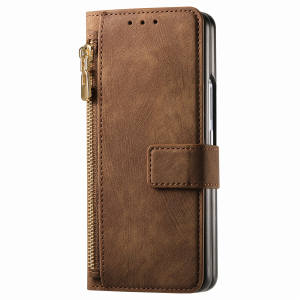Magnetic Wallet Z Fold 3 4 5 6 7 Leather Flip Case Detachable Front Cover Card Holder Zipper Pouch Samsung Z Fold7 Casing Full Protection Anti-Drop Hard PC Phone Case Accessories-152c4c8b