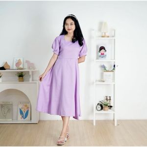 7 Pilihan Dress Minimalis Wanita Polos & Ukuran L