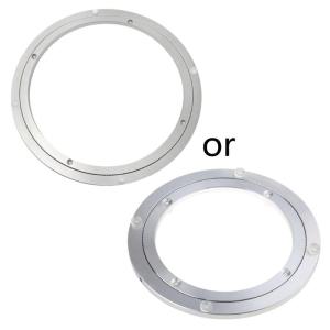 Rotating Bearing Plate Swivel Bearing for Turntable Serving Trays Aluminum Alloy Turntable Swivel Base Easily Turn