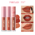 PINKFLASH 3 PCS Lip Set Matte Liquid Soft VE Moisturizing Lipstick Long Lasting Lipgloss Smooth Lightweight NON-STICK CUP Lip Makeup. 