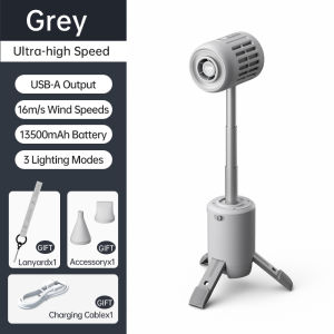 JisuLife Outdoor Fan Ultra1 13500mAh พัดลมjisulifeขอ พัดลมแบบพกพา พัดลมตั้งแคมป์ พัดลมพกพา พัดลม พัดลมตั้งพื้น แบตเตอรี่แบบชาร์จไฟได้ พัดลมไอพ่นทูรบัส มือถือ พัดลมตั้งโต๊ะ พร้อม 3 โหมดแสง พาวเวอร์แบงค์ เหมาะสำหรับการตั้งแคมป์ ฟัดลมตั้งโต๊ะ
