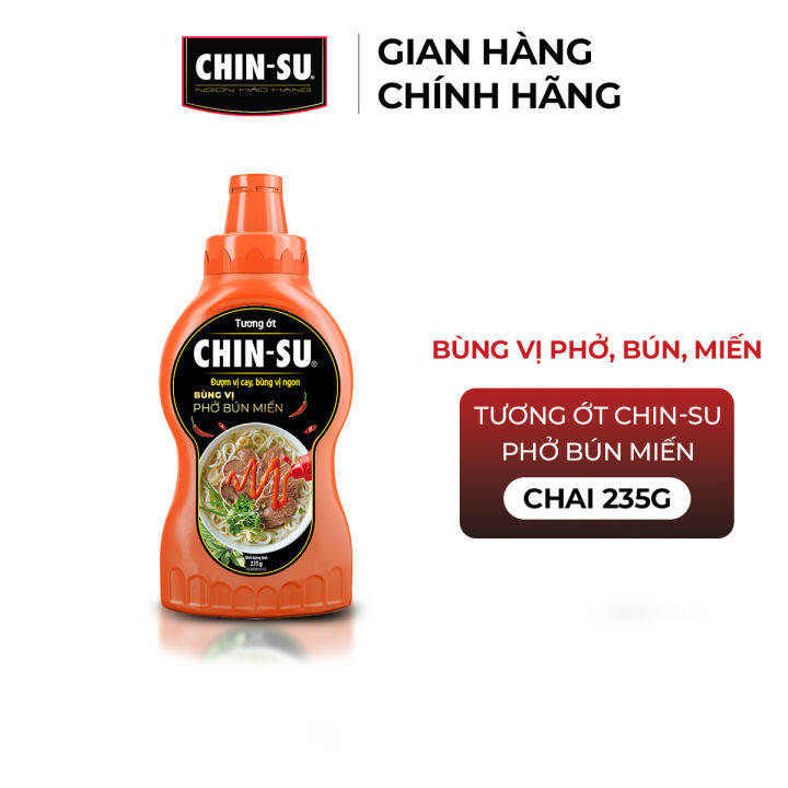 Combo 8 Tương Ớt CHIN-SU Phở Bún Miến Chai 235g | Lazada.vn