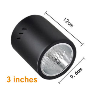 [In Stock] N-Power Round Surface Mounted 3“ 4" Downlight E27 Black and White Casing