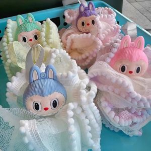 Bông tắm tạo bọt bông tắm tẩy tế bào chết bông tắm to ren bi tiện dụng - Happy Home 4U