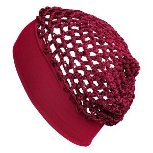 UNIITY Solid Color Stretchy Hair Net Cap Soft Comfortable Sleep Hairnet Head Cover Knit Protect Hairnet Long Straight/Curly