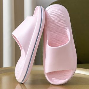 Free Shipping CoupleS Thick-Soled Outdoor Slippers WomenS EVA Odor-Resistant Summer New Style Quiet Indoor Slippers