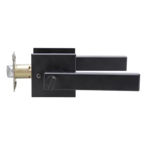 Đòn bẩy cửa nhập & chốt Bộ khóa tay cầm màu đen khóa chung chìa sửa chữa nhanh núm cửa hiện đại cho gia đình & cửa văn phòng