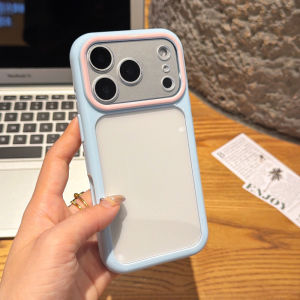 Dopamine Candy Color Large Window Photo Hard Case For iPhone 12 13 14 15 16 17 Pro Max