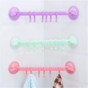 ZH417 Suction Cup Hooks Kitchen Bathroom Wall Hooks Nail-free Traceless Hooks Organiser Hangable
