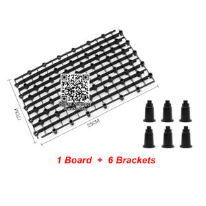 อุปกรณ์เสริมสำหรับตู้ปลาตู้ปลาตะแกรงด้านล่างแผ่นกรองตาราง ขายึดขายึดแผ่นรองรับ แผ่นไต่ ทำด้วยตัวคุณเอง สำหรับถังเต่า ประกบตัดได้