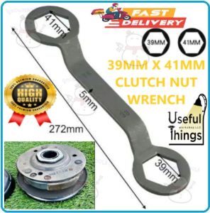 39X41MM Motorcycle Clutch Removal Wrench Double Ended Hex Wrenches Scooter Cvt Gear Motor Pulley Nut Screw Removal Tool OPENER DOUBLE RING WRENCH COUPLING DRIVER REMOVER SPANNER