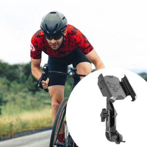 PARKOUR Anti-Shake Bike Phone Mount 360 Degree Adjustable Shockproof Cycle Phone Holder Bicycle Phone Holder Multi-angle Regulation Handlebar Phone Clamp Bicycle