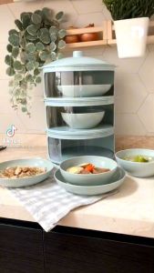 ORIGINAL Tudung Saji Susun Technoplas Dishes Keeper Set