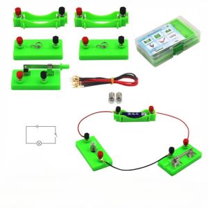 Simple Electrical Circuit Physics Experiment Series Elementary School Science Parallel Set Toys Blowing Kids Basic Circuit Electricity Learning Kit Physics Educational Toys
