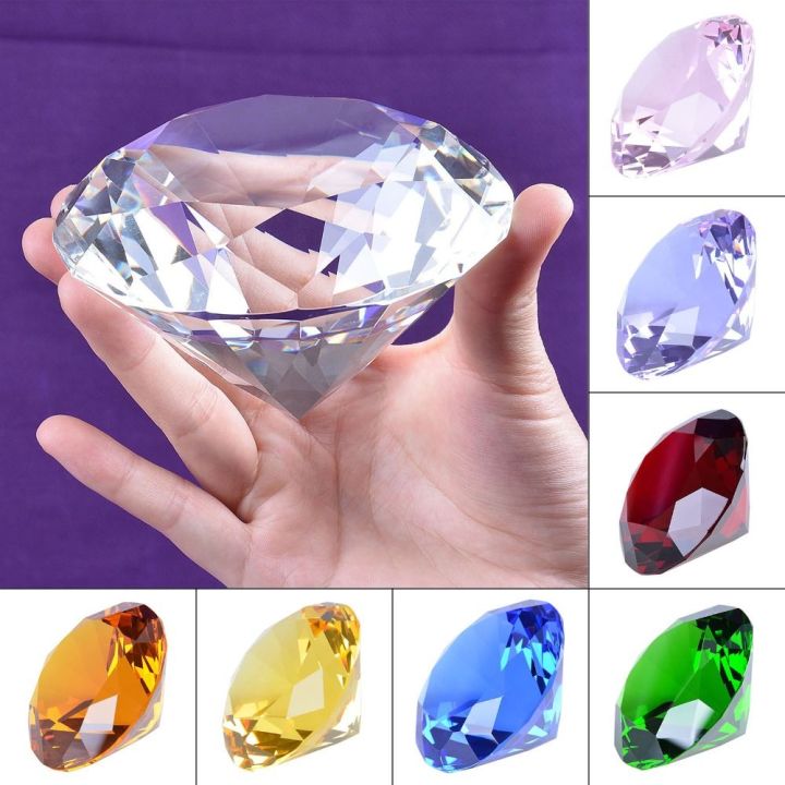 FGHJD Hình Kim Cương Đồ trang trí kim cương pha lê Đồ trang sức thủ ...