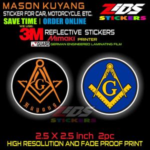 mason kuyang 3m reflective printed laminated sticker for cars motorcyle gadgets laptop etc.