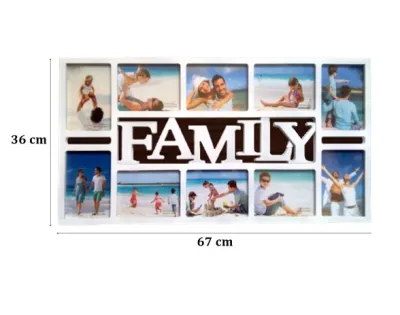Bingkai Foto Memories 10 Slot Foto Hiasan Dinding Fancy Frame Foto Ukuran 3R Dan 4R