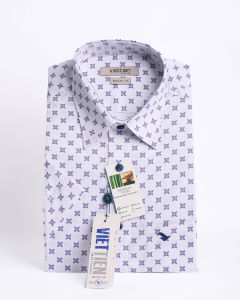 Áo sơ mi Việt Tiến tay ngắn