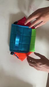 Multi Functional Magic Cube Pack Magic Cube Organizer Bag Puzzle Cube Storage Bag Handbag Shoulder Bag