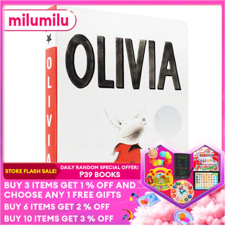 milu Gift Audio Olivia Picture Book Caldecott Medal Picture Book Board ...