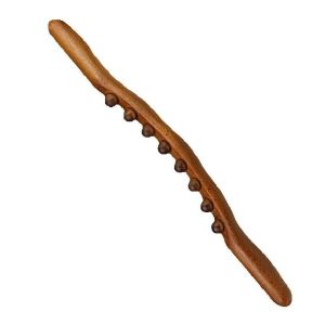 8/20/31 Beads Universal Back Massage Tendons Beech Wood Scraping Stick Point Treatment Guasha Relax Therapy Tool Abdominal Massager Gift