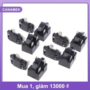 【CANAMEK】 Ptc Starter Relay tủ lạnh Starter Relay tủ lạnh quá tải bảo vệ tương thích với LG tủ lạnh máy nén tủ đông