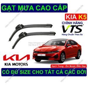 Gạt Mưa Bền Đẹp Kính Lái KIA K5 Cặp Gạt Mưa Kính Lái KIA K5 Có Đủ Size Cho Các Đời Xe KIA K5