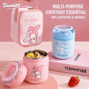 Sanrio My Melody Food Jar Leak-proof Soup Container with Spoon 304 Stainless Steel LFB364