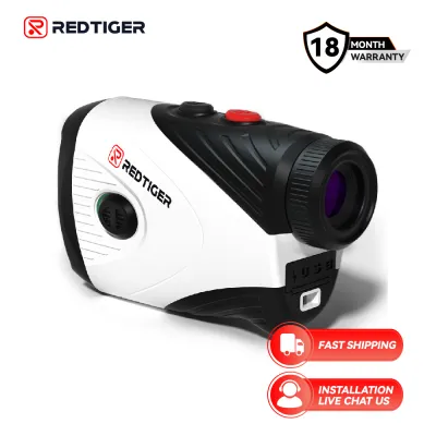 REDTIGER Golf Rangefinder with Slope 1200 Yards Laser Range Finder Golfing 7X Magnification Flag Pole Locking Vibration Rechargeable Range Finders with Magnet Stripe