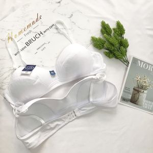 Áo lót áo lá vải cotton size 38 40 42 học sinh cấp 2 3 không gọng không mút áo lót lá gấu - AOLA20