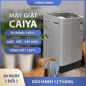 Máy giặt mini CAIYA  Tiếng việt tự động 100% giặt vắt sấy giặt được 4-5kg - bảo hành 12 tháng lỗi 1 đổi 1