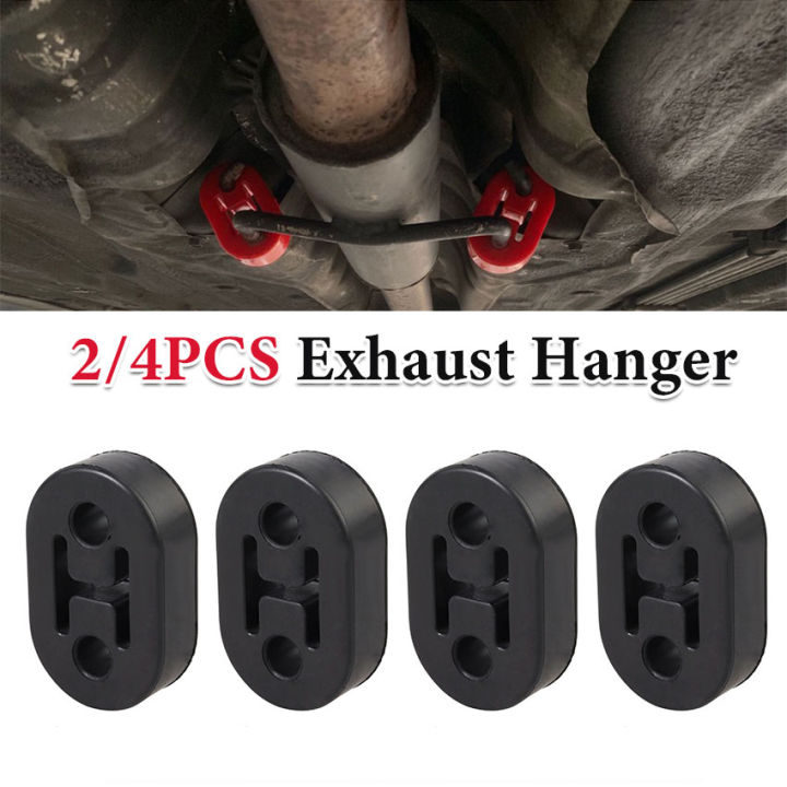 2/4pcs Universal Car Exhaust Hanger Bushing Support Heavy Duty Car