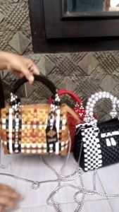 KHUSUS PO - Order Silahkan Chat - TAS PESTA/KONDANGAN JALI PREMIUM (Ada resleting furing dan tali rantai)