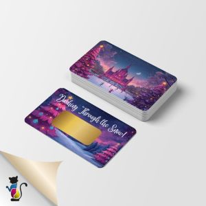 CHRISTMAS SCRATCH CARD (10pcs)-  Handwritten Reward Cards for Kids Surprise Gift