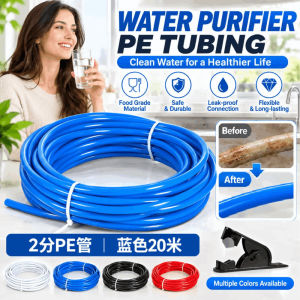 [20 Meter] RO Tubing Water Purifier 1/4” Quick Connect Hose Tube Pipe Water Filter Appliances PE Tube