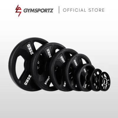 Pivot Rubber Olympic Tri-Grip Plates (2 Inch)