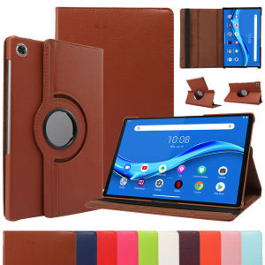 สำหรับ Lenovo Tab M8 TB-8505F/X (HD) Lenovo Tab M8 (2nd Gen) TB-8705F (FHD) หนัง PU 360 หมุนกันกระแทก Anti-Fall Anti-Scratch เคสตั้งได้