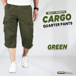 Straight Cut Cotton Cargo Shorts for Casual Wear Lightweight and Breathable Seluar Lelaki Ideal for Daily Comfort and Style