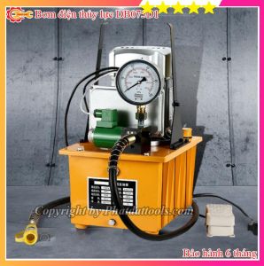 Bơm Điện Thủy Lực DB075D1 - Công Suất 750W - 1 Vòi Van Từ - Bình Dầu 7L - Thợ Săn Máy Ngon