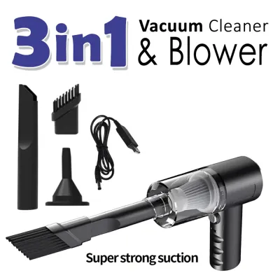 Vacuum Cleaner Portable Alat Penyedot Debu Serbaguna Mobil Vakum Pembersih - 3 in 1
