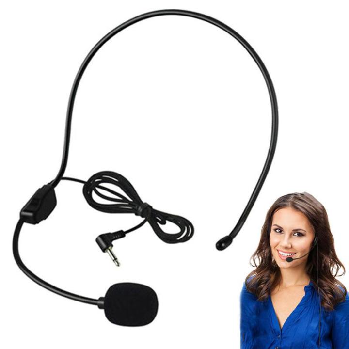 YBC Portable Wired Speech Speaker Headset Microphone For Voice