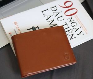ví da bò thật da naspa dòng da trơn cao cấp da bò có khoá kéo