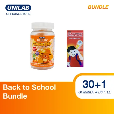 Back to School Bundle: Ceelin Gummies 30s and Nutroplex 120mL Syrup